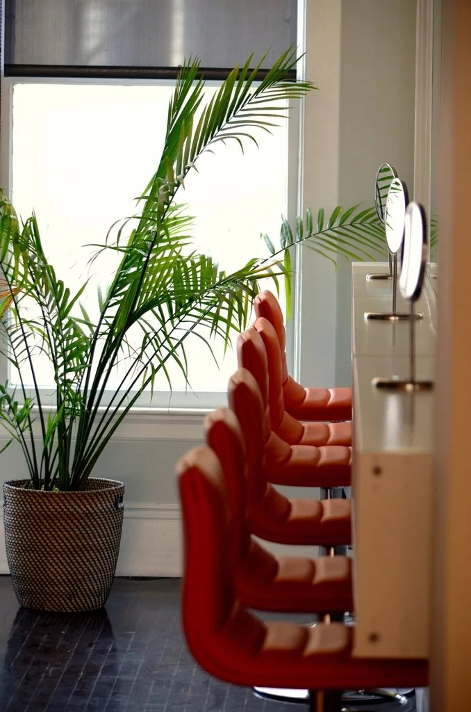 Interior de um salão de beleza